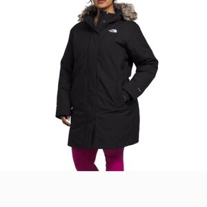 The North Face Women's Black Parka Coat 3x